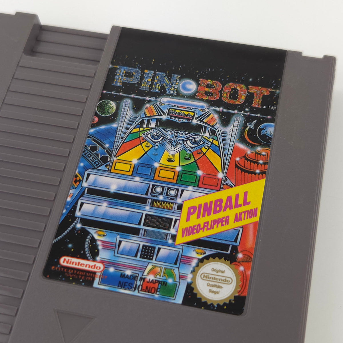 Nintendo NES Spiel Pin Bot Modul Flipper NOE PAL B