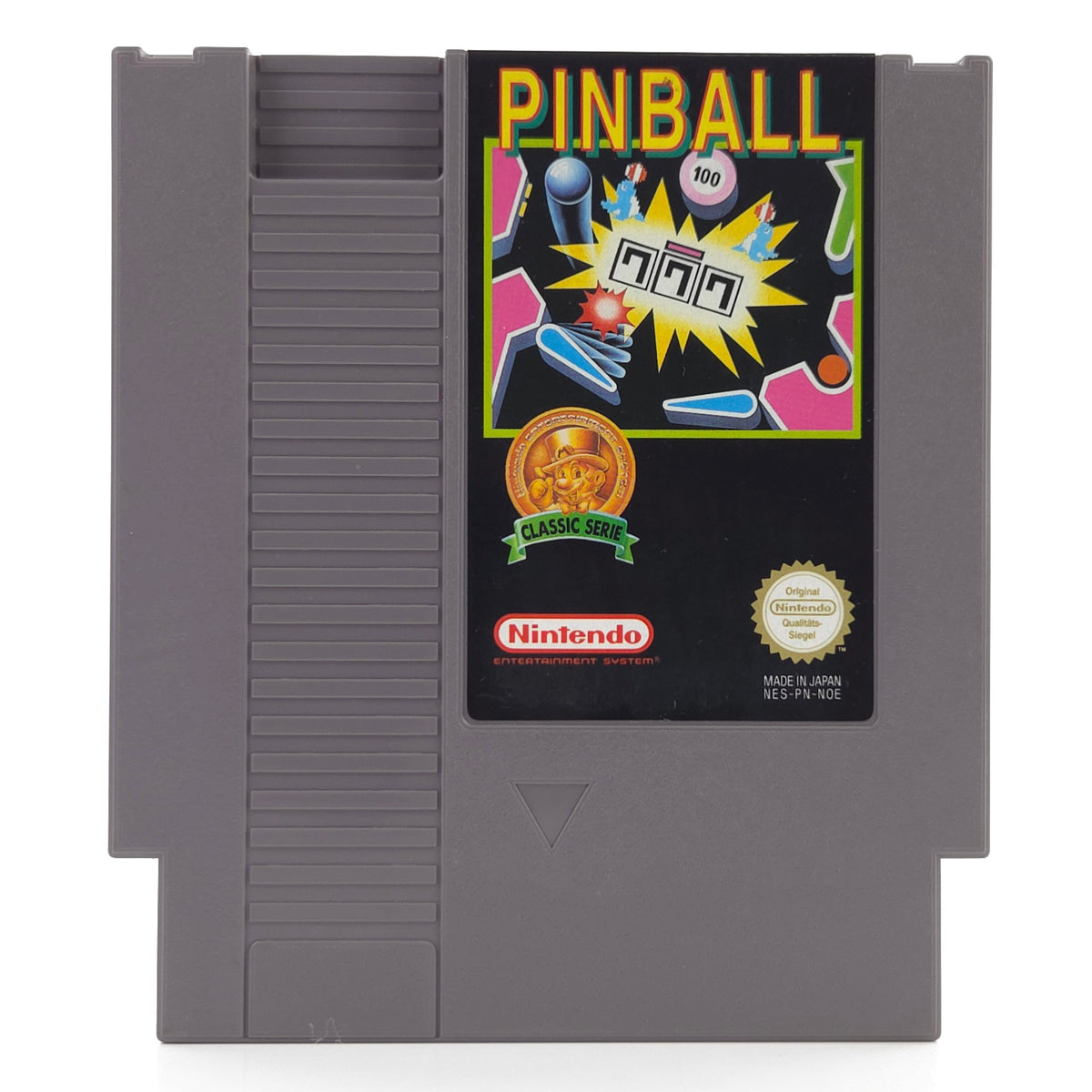Nintendo NES Spiel Pinball Modul Schutzhülle PAL NOE