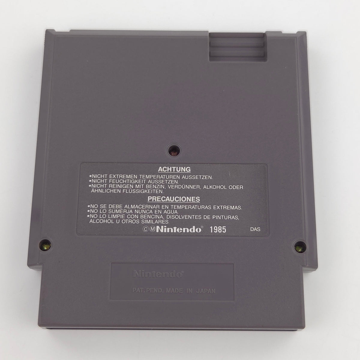 Nintendo NES Spiel Pinball Modul Schutzhülle PAL NOE