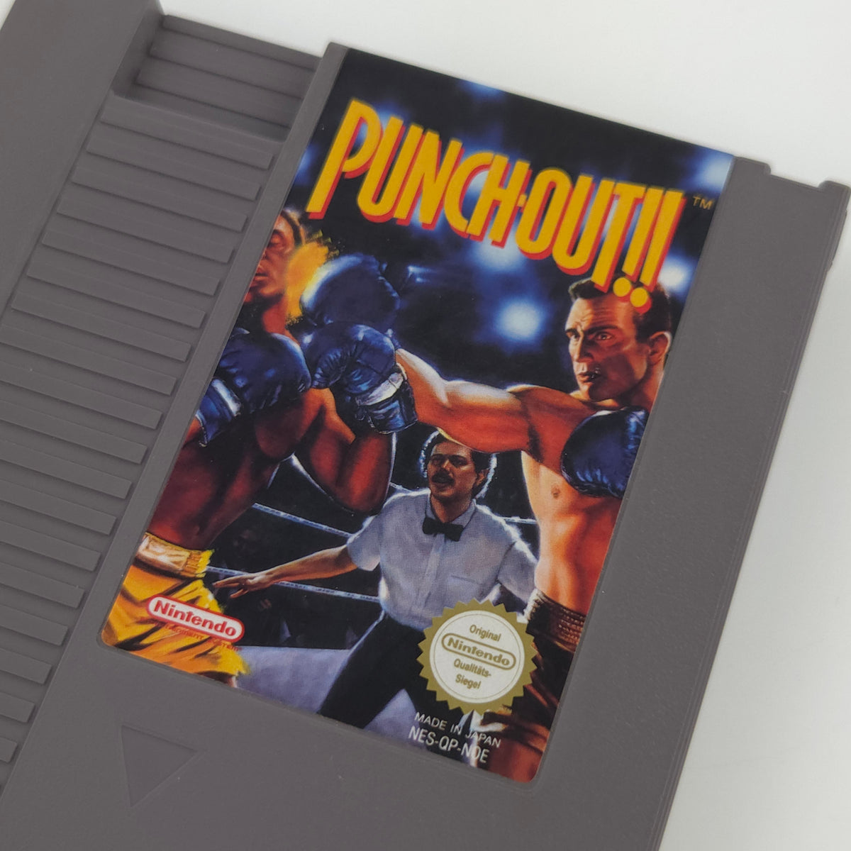 Nintendo NES Spiel Punch-Out!! Modul Schutzhülle PAL NOE