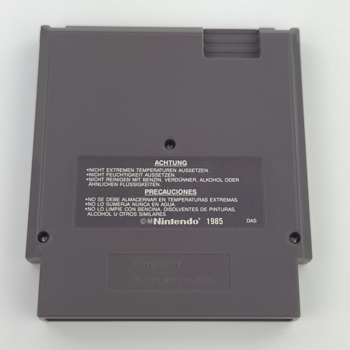 Nintendo NES Spiel Punch-Out!! Modul Schutzhülle PAL NOE