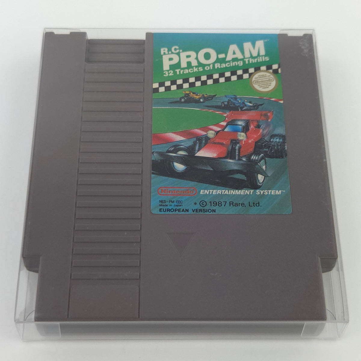 Nintendo NES Spiel R.C. PRO-AM Modul Schutzhülle PAL-B