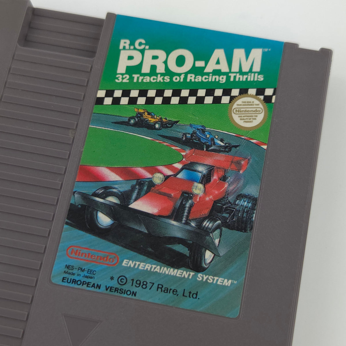 Nintendo NES Spiel R.C. PRO-AM Modul Schutzhülle PAL-B