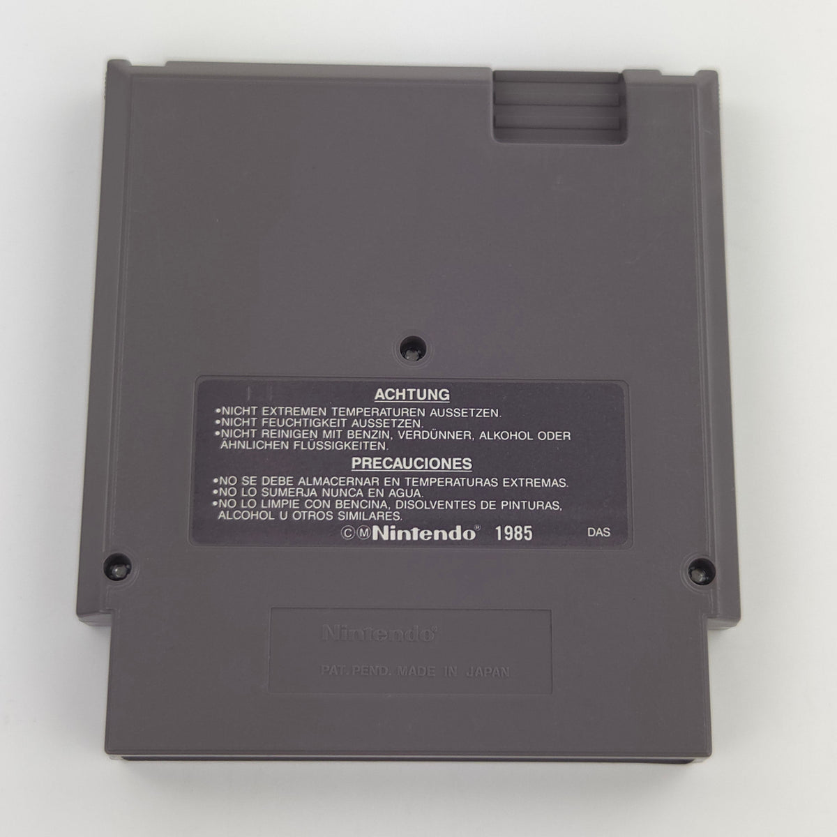 Nintendo NES Spiel Rad Racer Modul Schuber PAL-B NOE