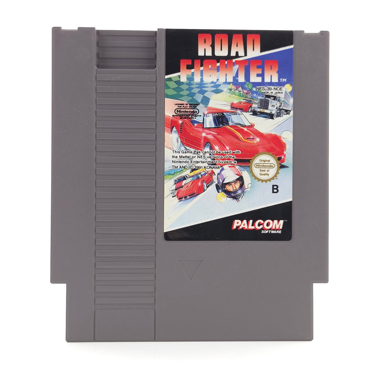 NES Spiel Road Fighter Modul mit Schutzhülle PAL NOE