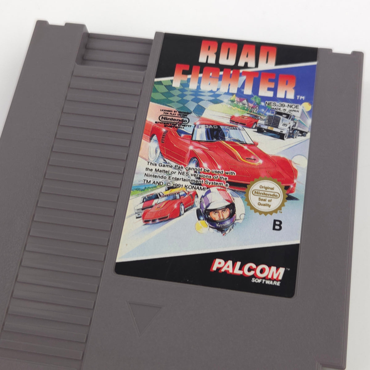 NES Spiel Road Fighter Modul mit Schutzhülle PAL NOE