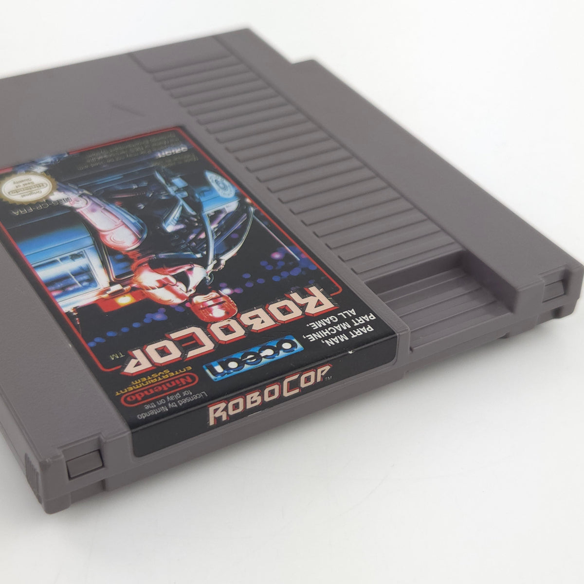 Nintendo NES Spiel Robocop Modul Schutzhülle PAL B FRA