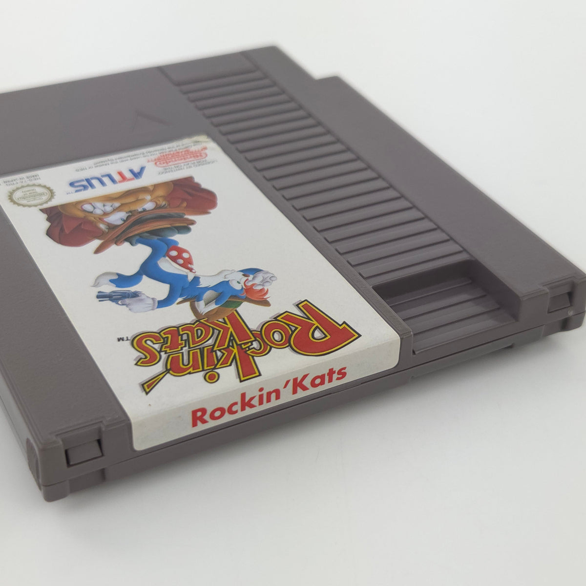 Nintendo NES Spiel Rockin Kats ATLUS Modul PAL-B FRG
