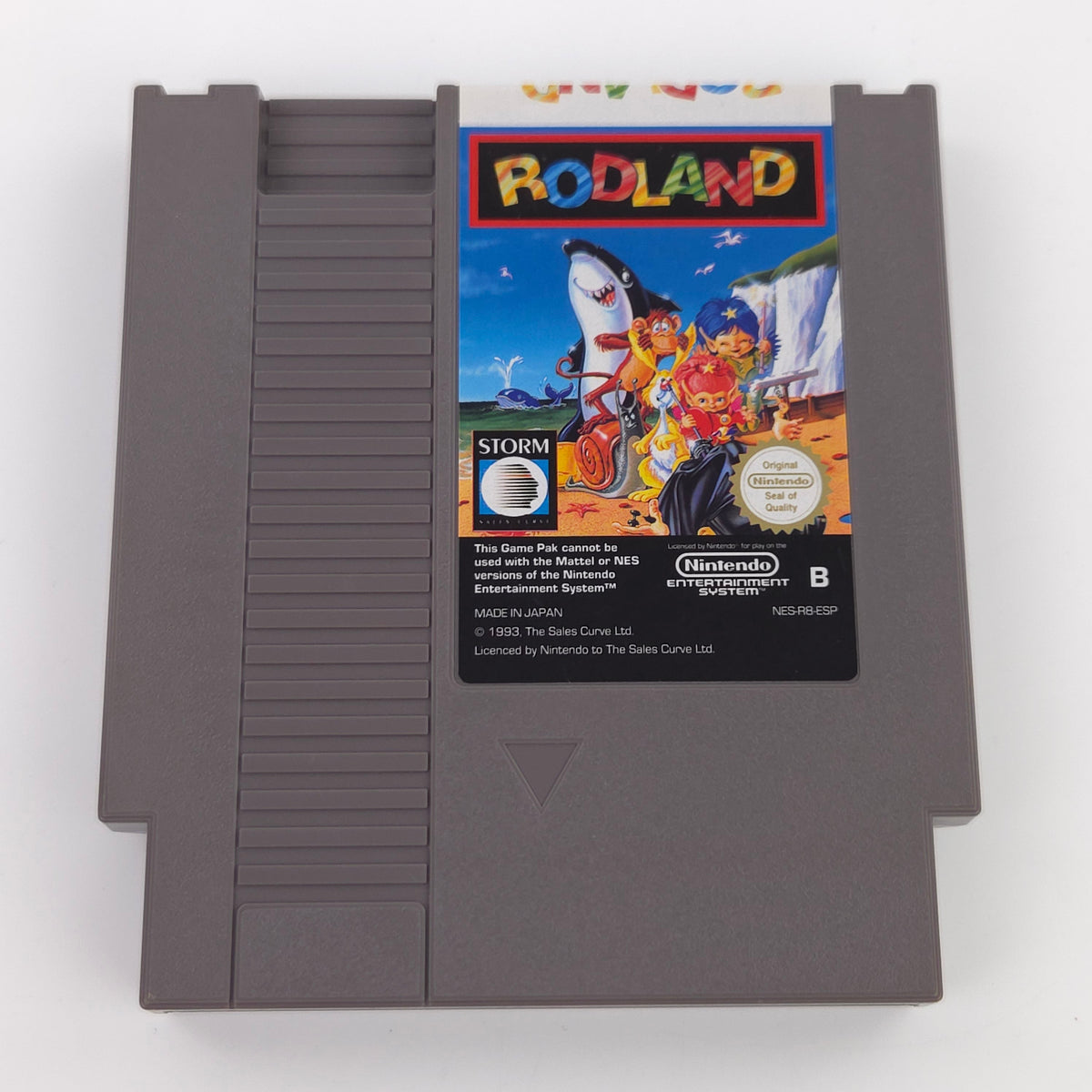 NES Spiel Rodland Modul Schuber PAL-B ESP Cartridge