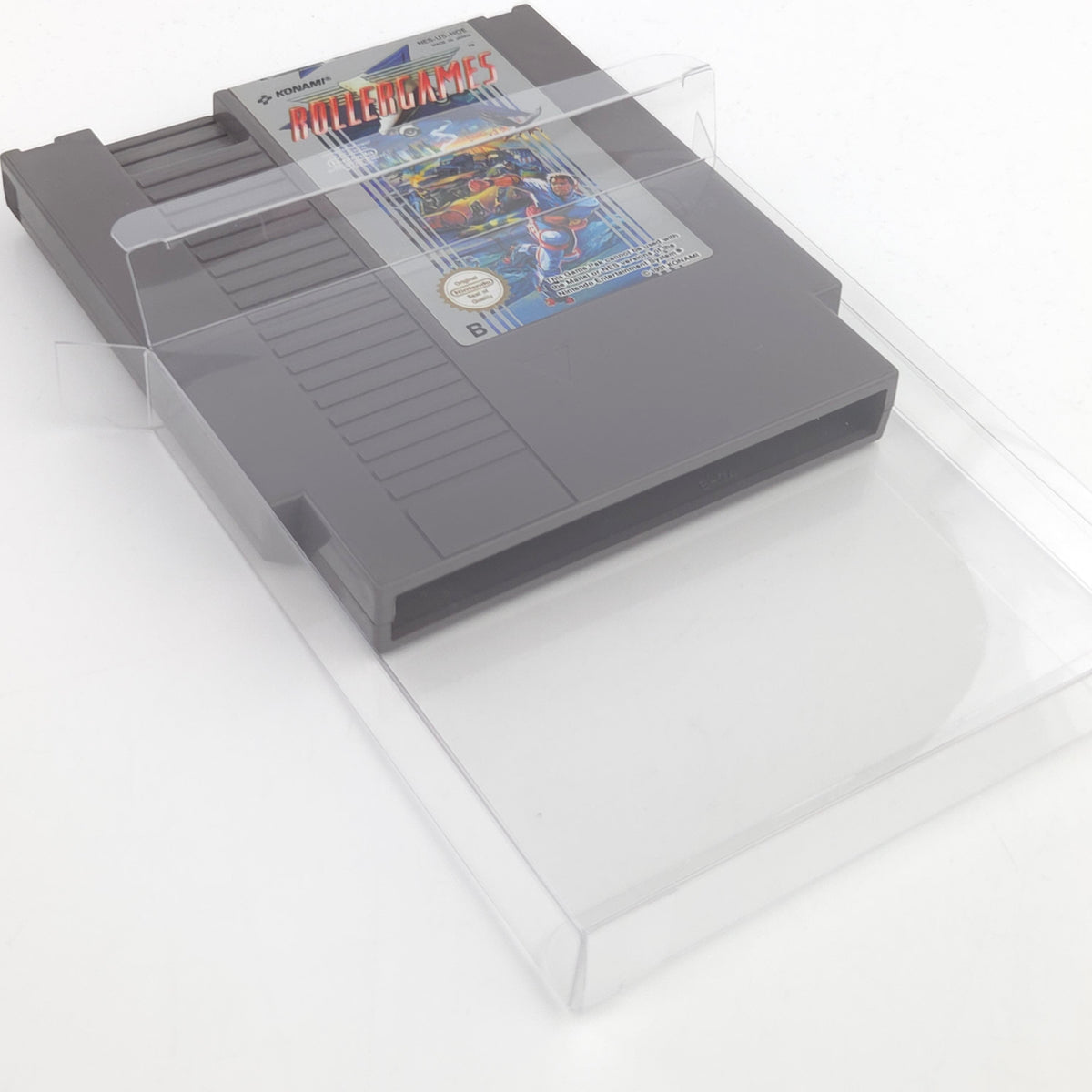 Nintendo NES Spiel Rollergames Modul Schutzhülle PAL NOE
