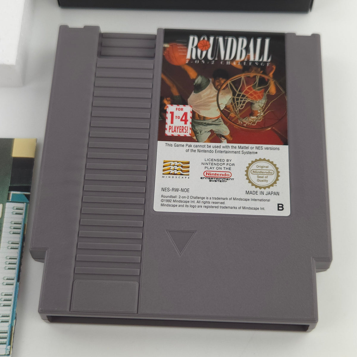 Nintendo NES Spiel Roundball 2 on 2 CIB nahezu neuwertig