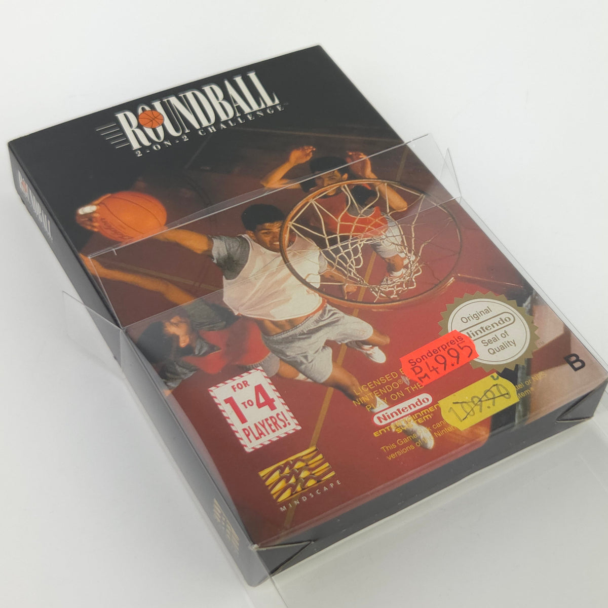 Nintendo NES Spiel Roundball 2 on 2 CIB nahezu neuwertig