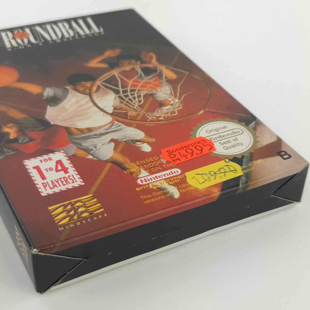 Nintendo NES Spiel Roundball 2 on 2 CIB nahezu neuwertig