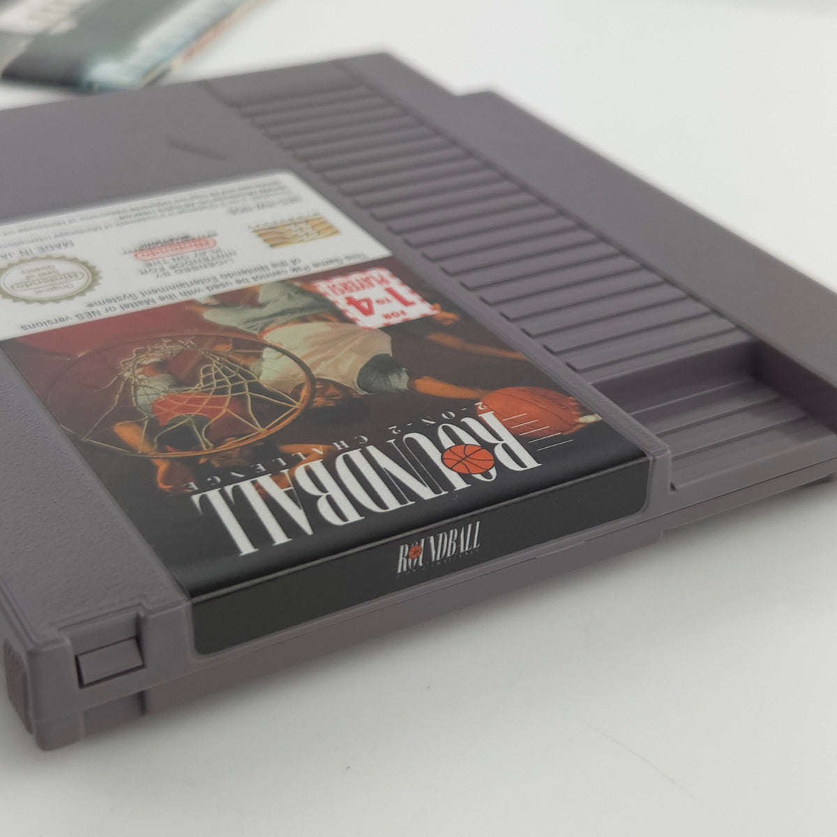 Nintendo NES Spiel Roundball 2 on 2 CIB nahezu neuwertig