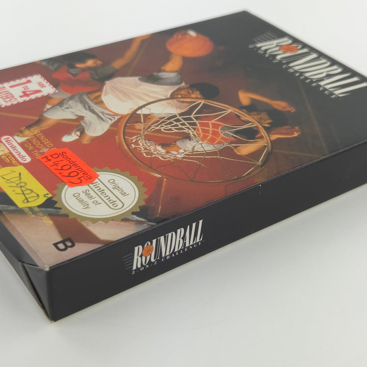 Nintendo NES Spiel Roundball 2 on 2 CIB nahezu neuwertig