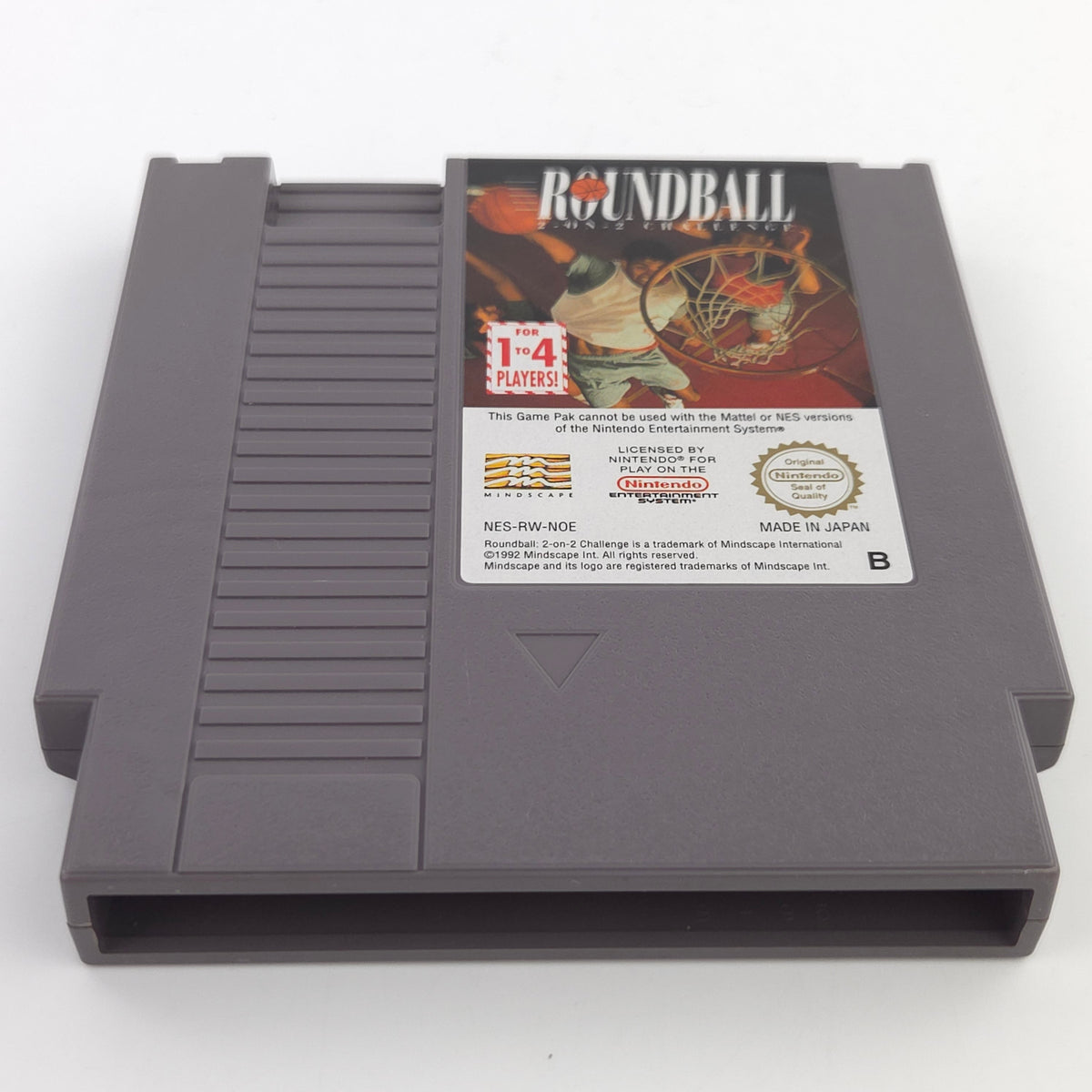 NES Spiel Roundball 2 on 2 Challenge Modul Schutzhülle