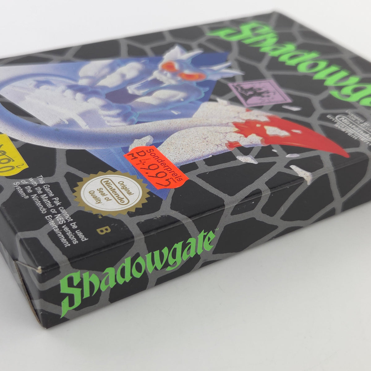 Nintendo NES Spiel Shadowgate CIB nahezu neuwertig
