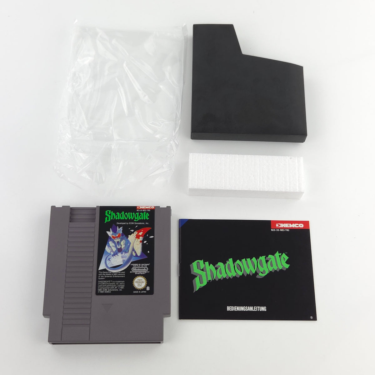 Nintendo NES Spiel Shadowgate CIB nahezu neuwertig