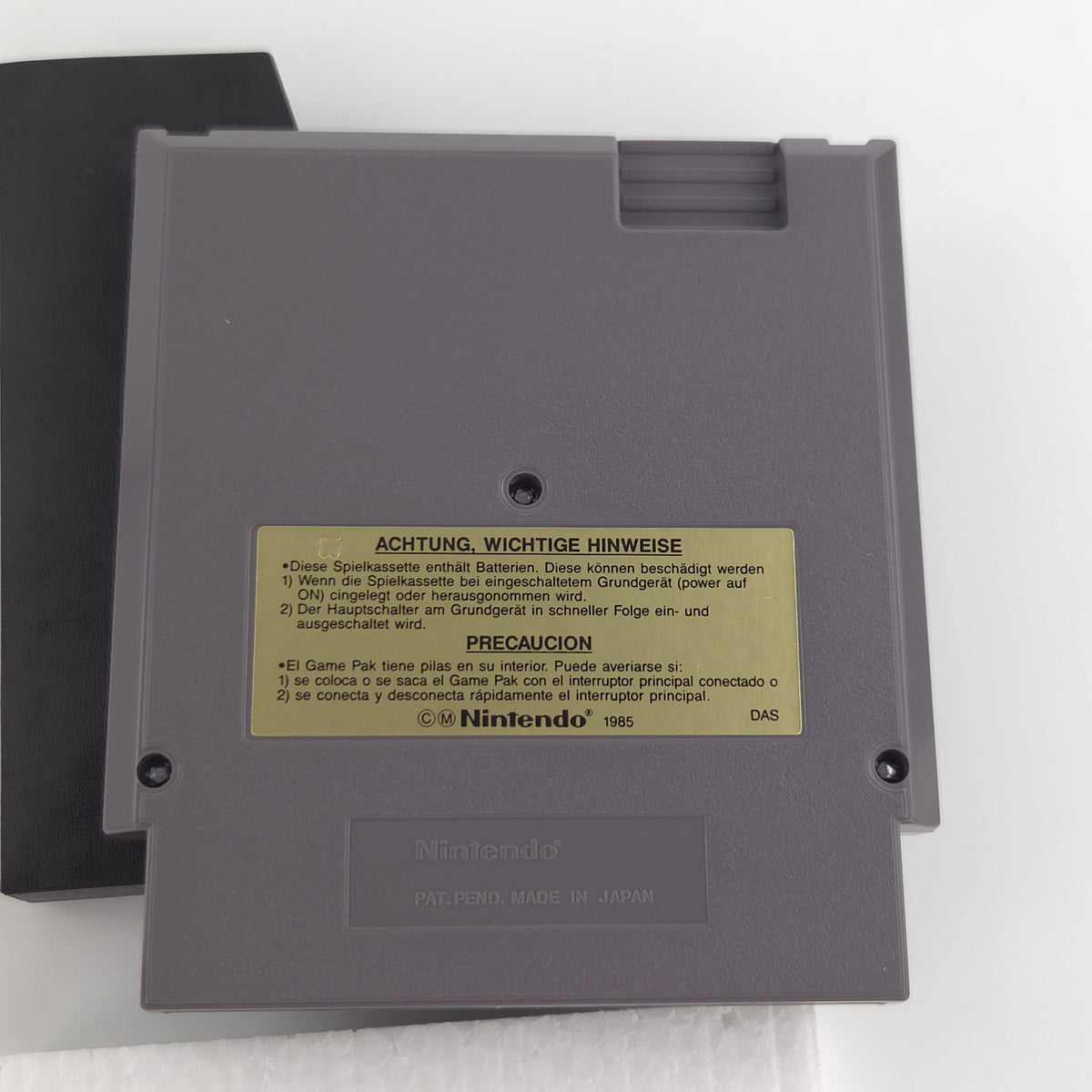 Nintendo NES Spiel Shadowgate CIB nahezu neuwertig