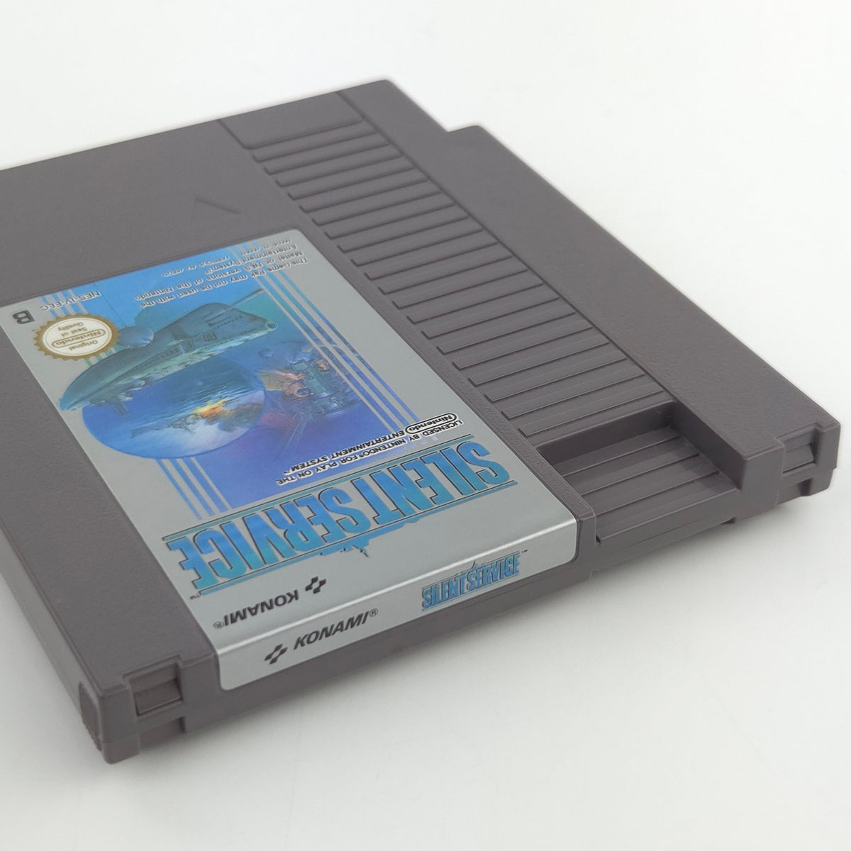 NES Spiel Silent Service Modul Schutzhülle PAL B EEC