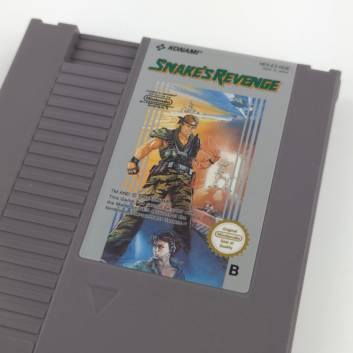NES Spiel Snake´s Revenge Modul Schutzhülle PAL NOE