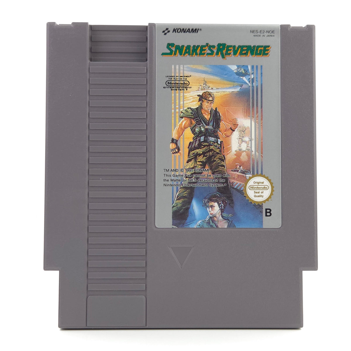 NES Spiel Snake´s Revenge Modul Schutzhülle PAL NOE