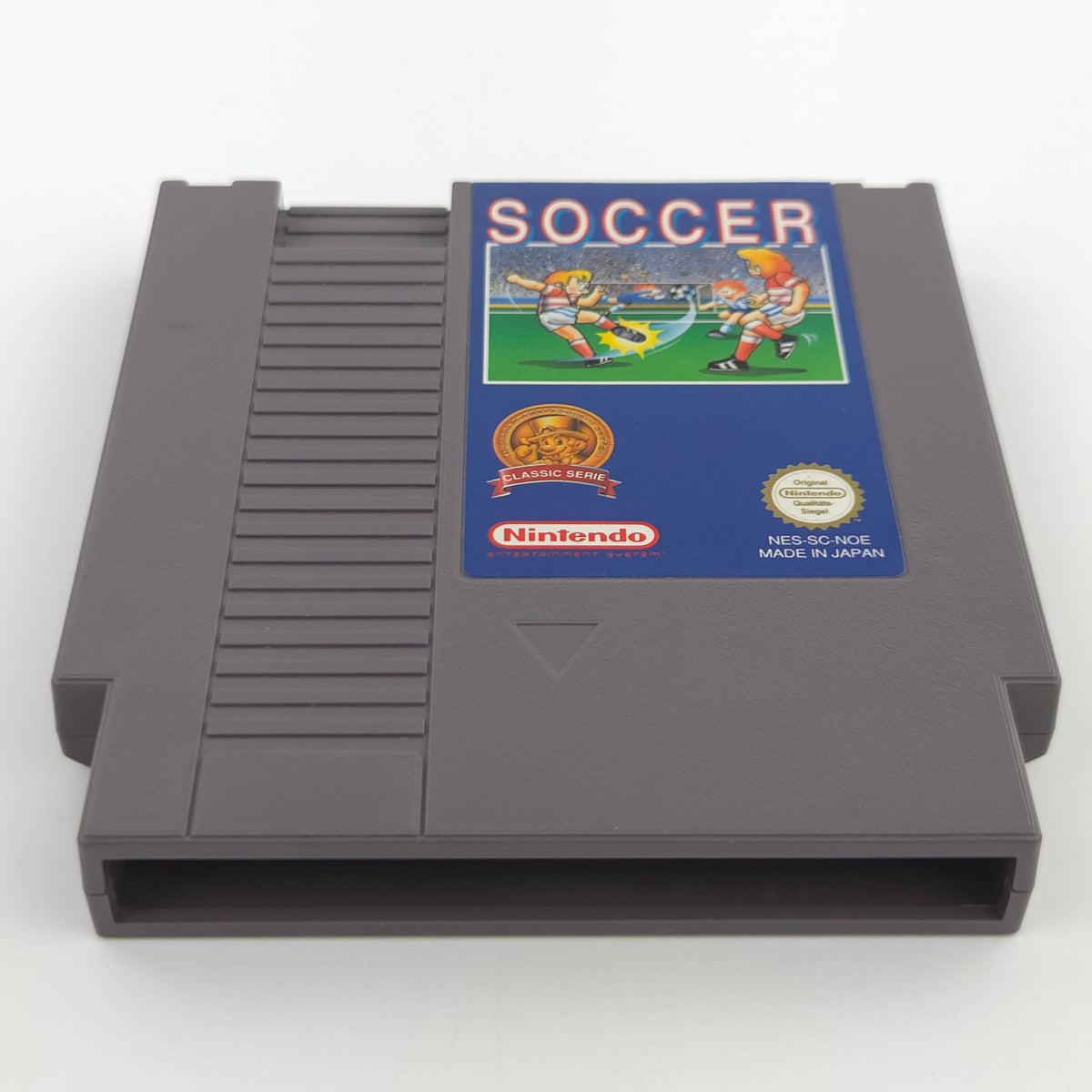 Nintendo NES Spiel Soccer Modul Schutzhülle PAL NOE