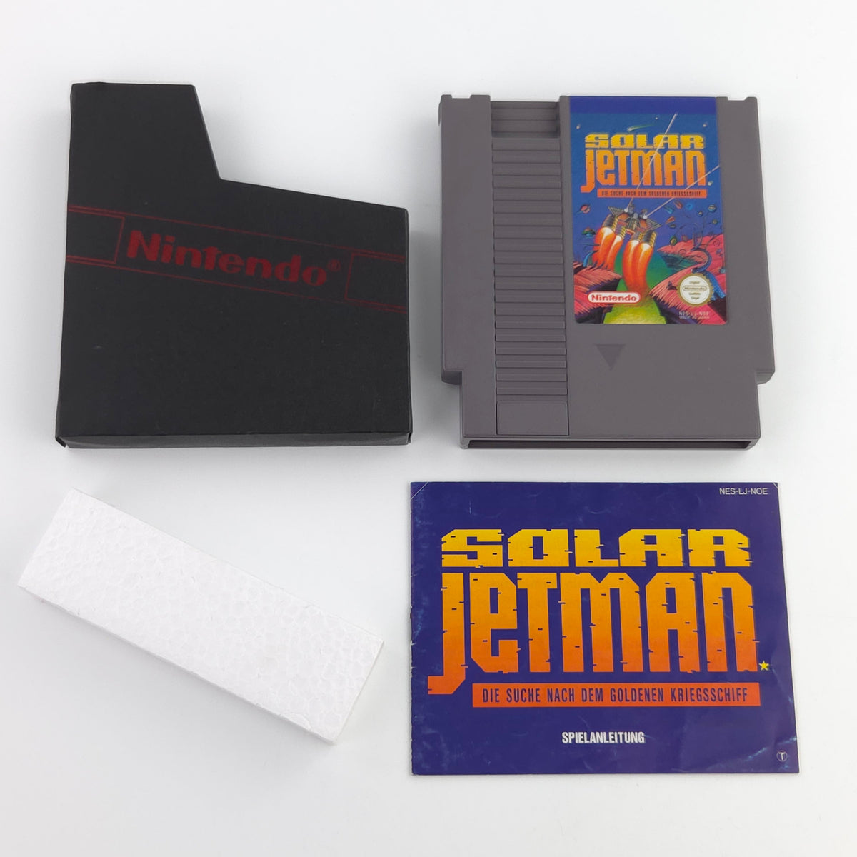 Nintendo NES Spiel: Solar Jetman - OVP Anleitung Modul (PAL-B NOE)