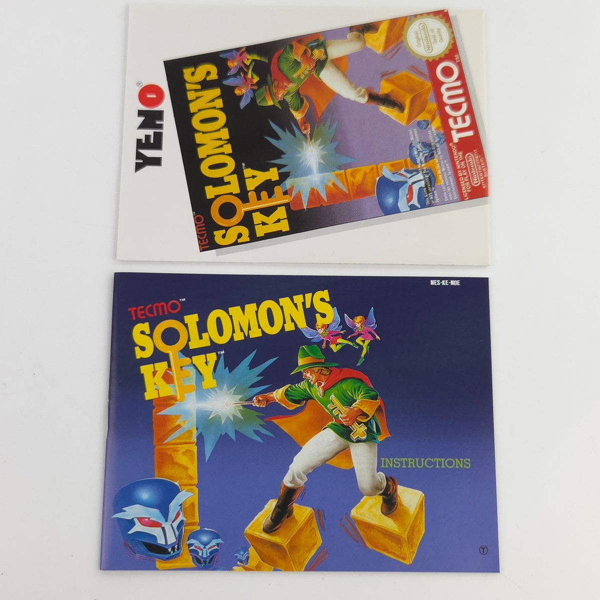 Nintendo NES Spiel Solomons Key nahezu neuwertig CIB