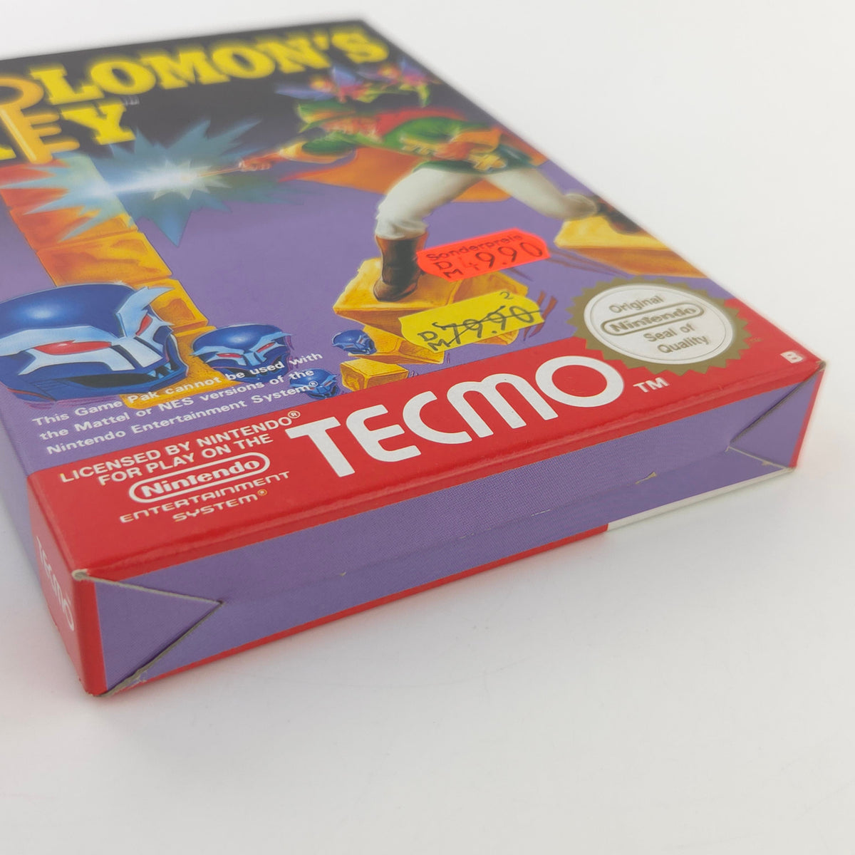 Nintendo NES Spiel Solomons Key nahezu neuwertig OVP