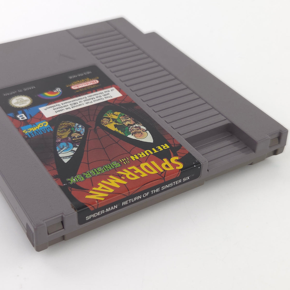 NES Spiel Spider-Man Return of the Sinister Six Modul NOE
