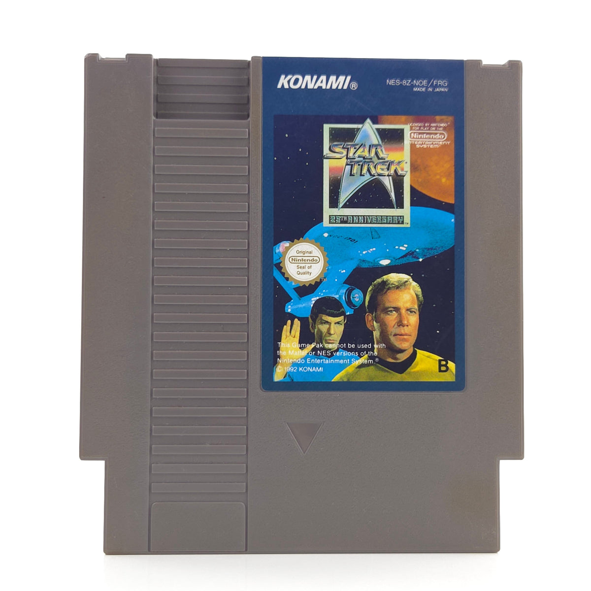 NES Spiel Star Trek Modul Schutzhülle PAL B NOE FRG