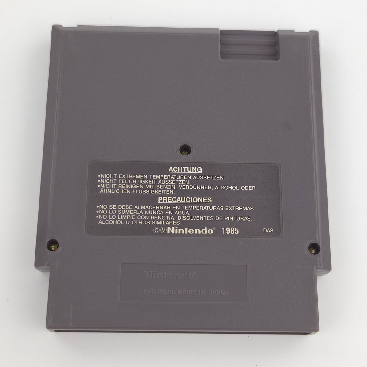 NES Spiel Star Trek Modul Schutzhülle PAL B NOE FRG