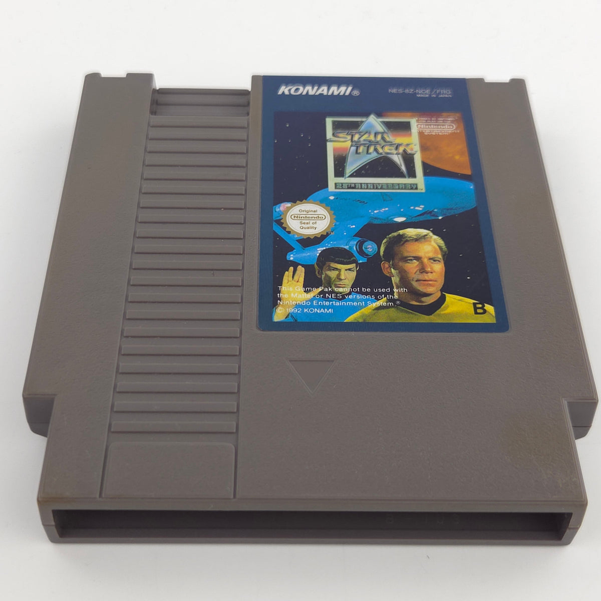 NES Spiel Star Trek Modul Schutzhülle PAL B NOE FRG