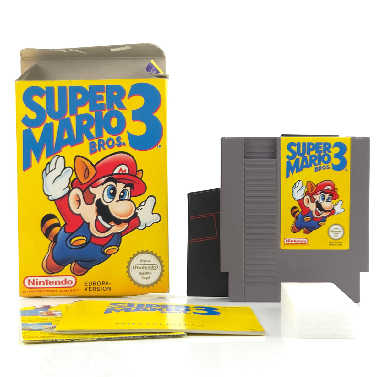 NES Spiel Super Mario Bros. 3 Modul Anleitung OVP NOE