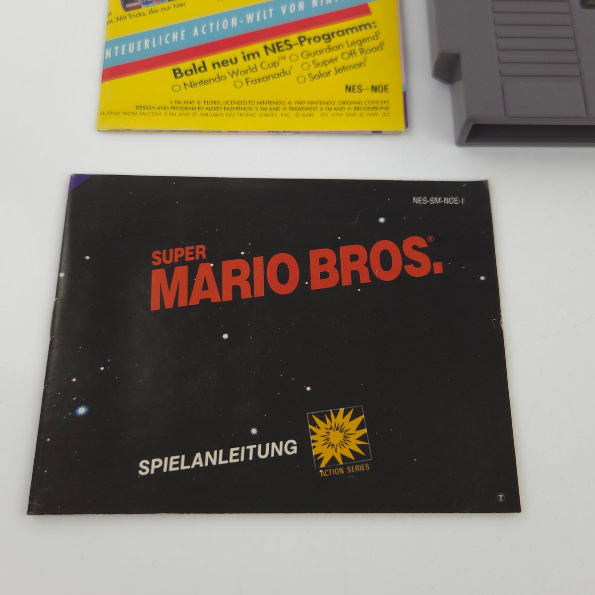 Nintendo NES Spiel Super Mario Bros. Modul Anleitung OVP
