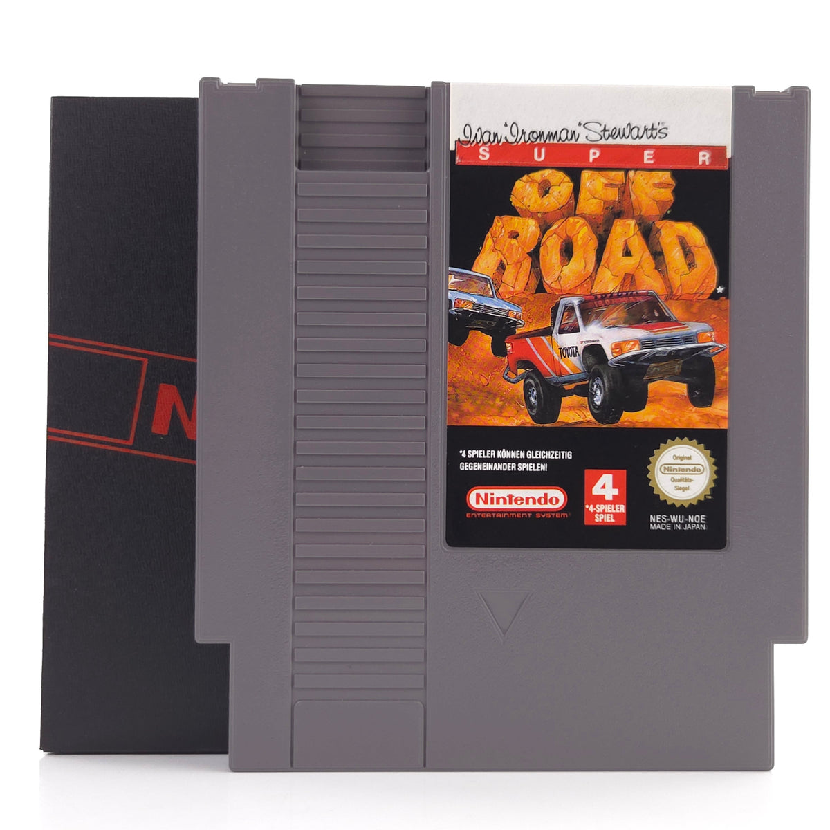 Nintendo NES Spiel Super Off Road Modul Schuber PAL NOE