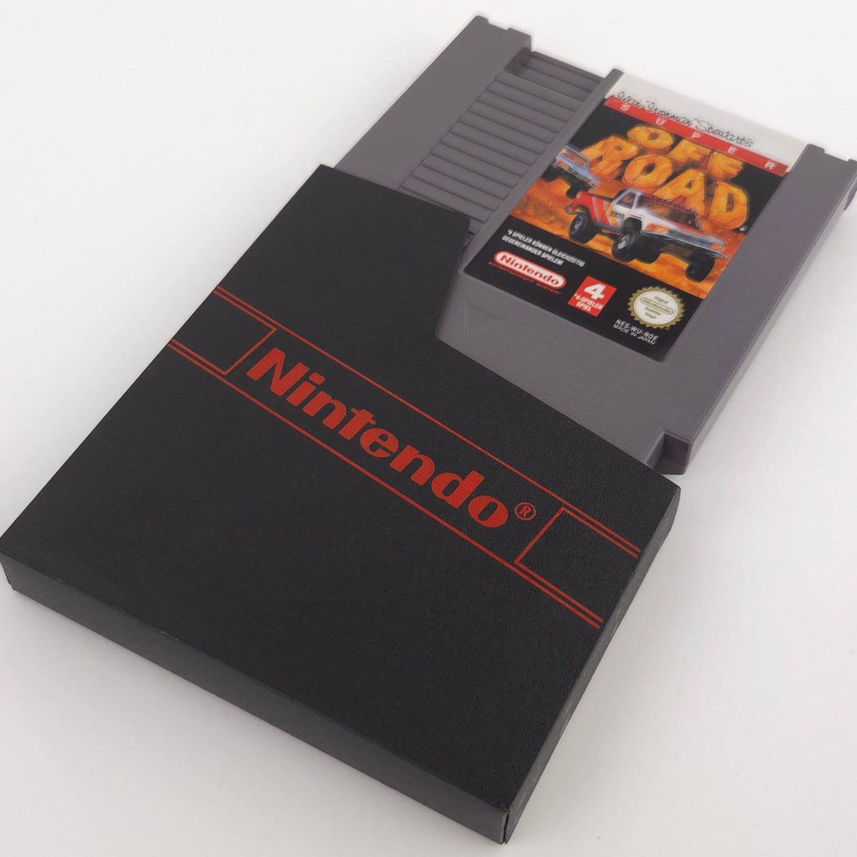 Nintendo NES Spiel Super Off Road Modul Schuber PAL NOE