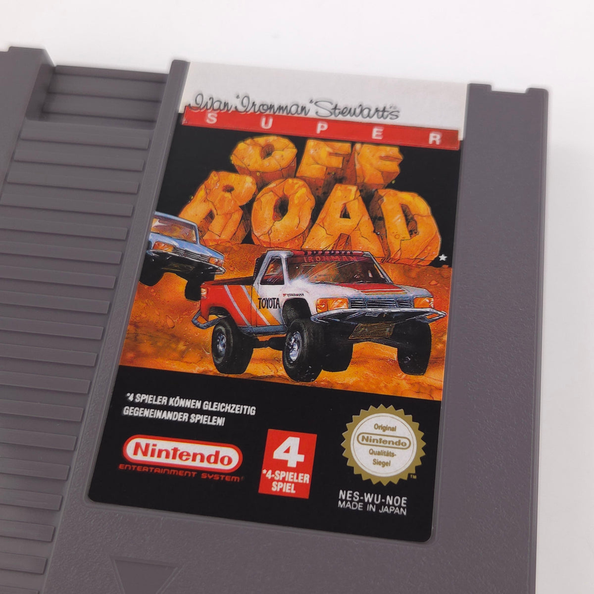 Nintendo NES Spiel Super Off Road Modul Schuber PAL NOE
