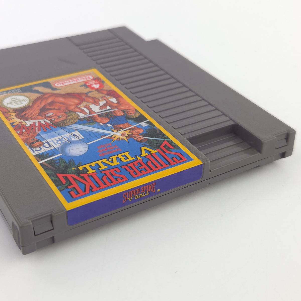 Nintendo NES Spiel Super Spike V´Ball Modul Schutzhülle