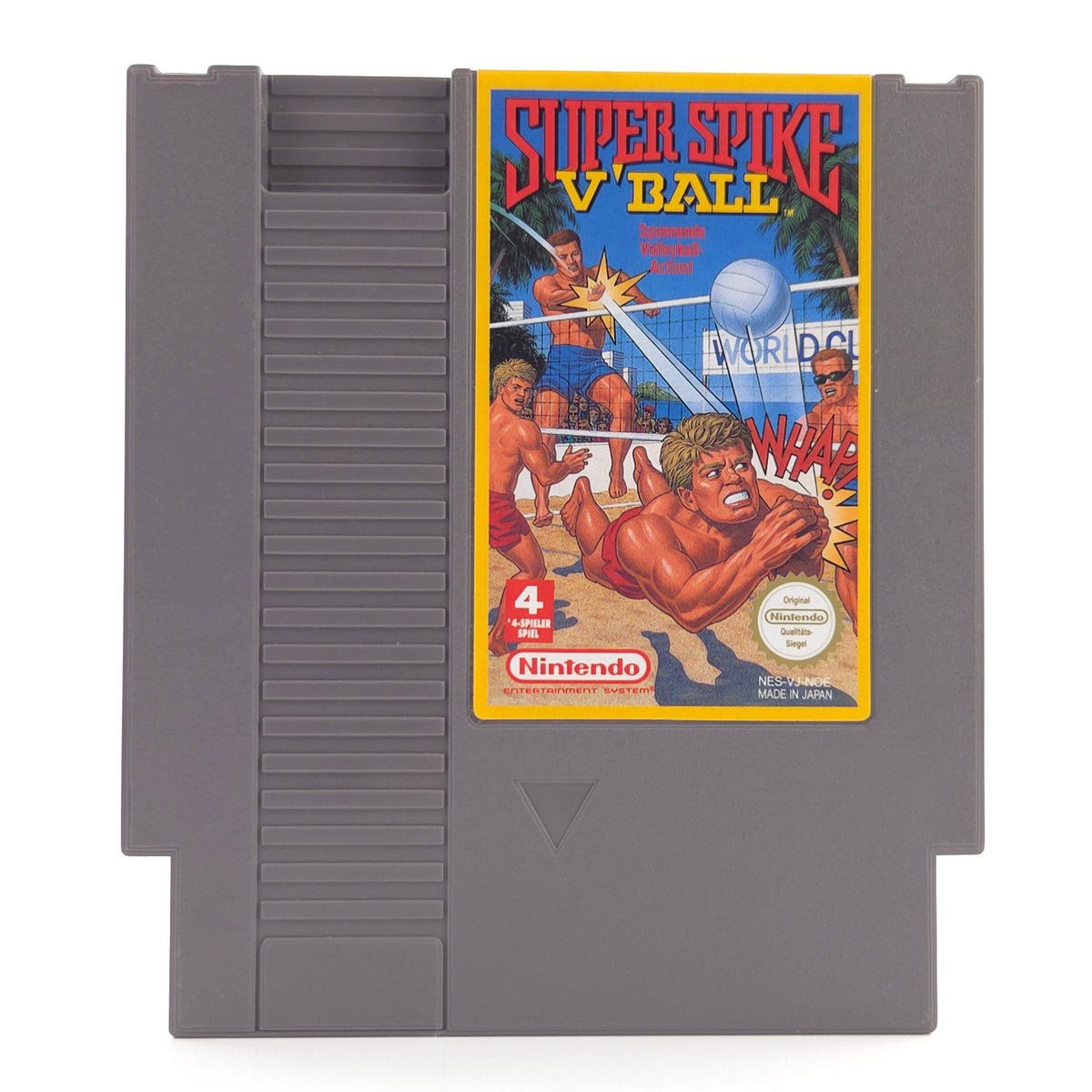 Nintendo NES Spiel Super Spike V´Ball Modul Schutzhülle