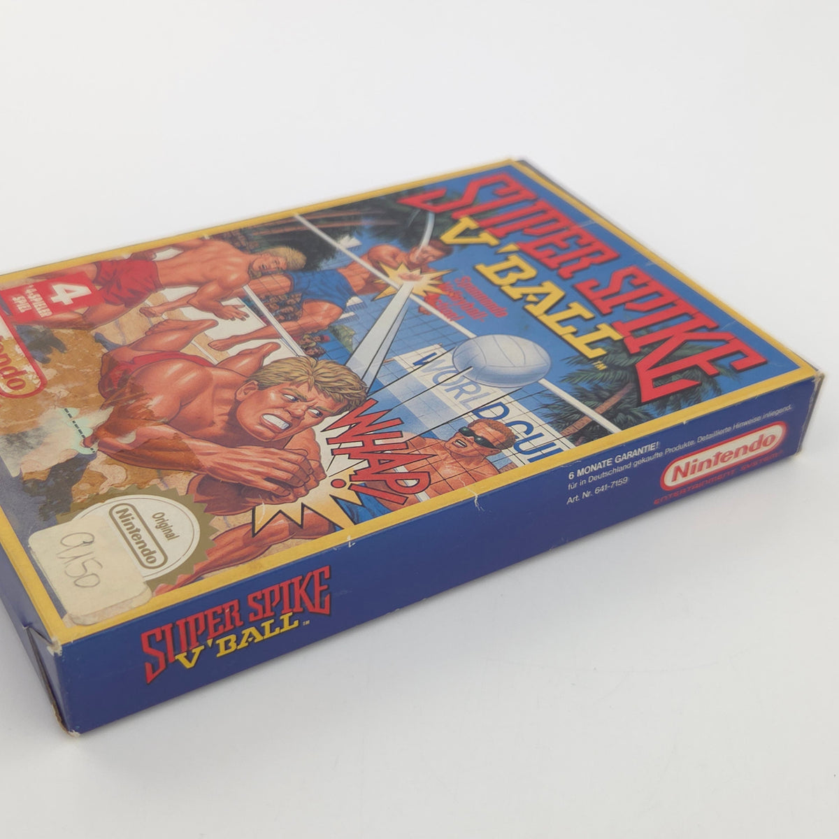 NES Spiel Super Spike V´Ball OVP Volleyball PAL-B NOE