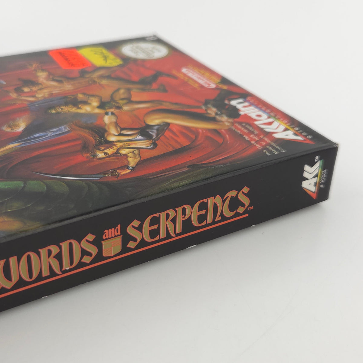 Nintendo NES Spiel Swords and Serpents OVP CIB nahezu neuwertig