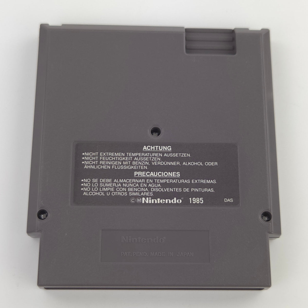 NES Spiel T2 Terminator 2 Judgment Day Modul Schuber