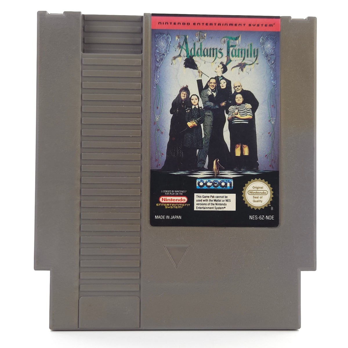 NES Spiel The Addams Family Modul Schutzhülle PAL NOE