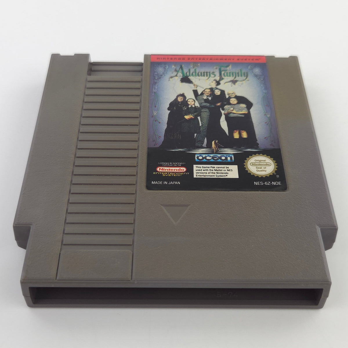 NES Spiel The Addams Family Modul Schutzhülle PAL NOE