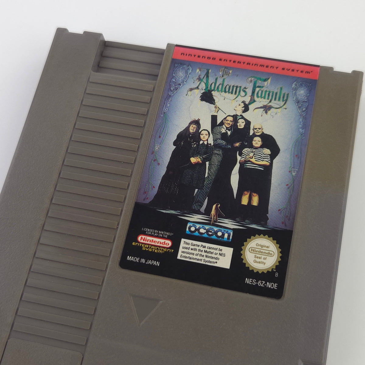 NES Spiel The Addams Family Modul Schutzhülle PAL NOE