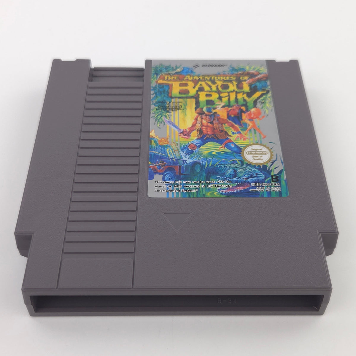 NES Spiel The Adventures of Bayou Billy Schuber PAL-B
