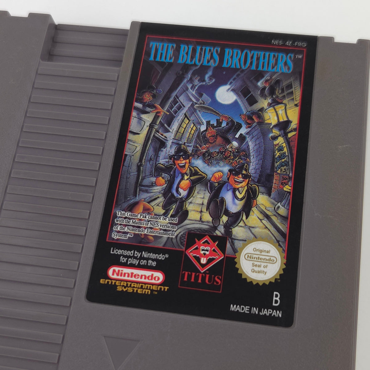 Nintendo NES Spiel The Blues Brothers Modul Schutzhülle