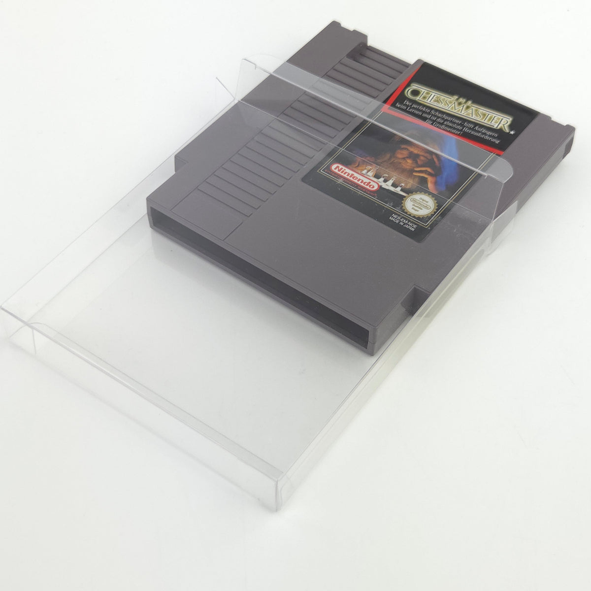 Nintendo NES Spiel The Chessmaster Modul Schutzhülle NOE